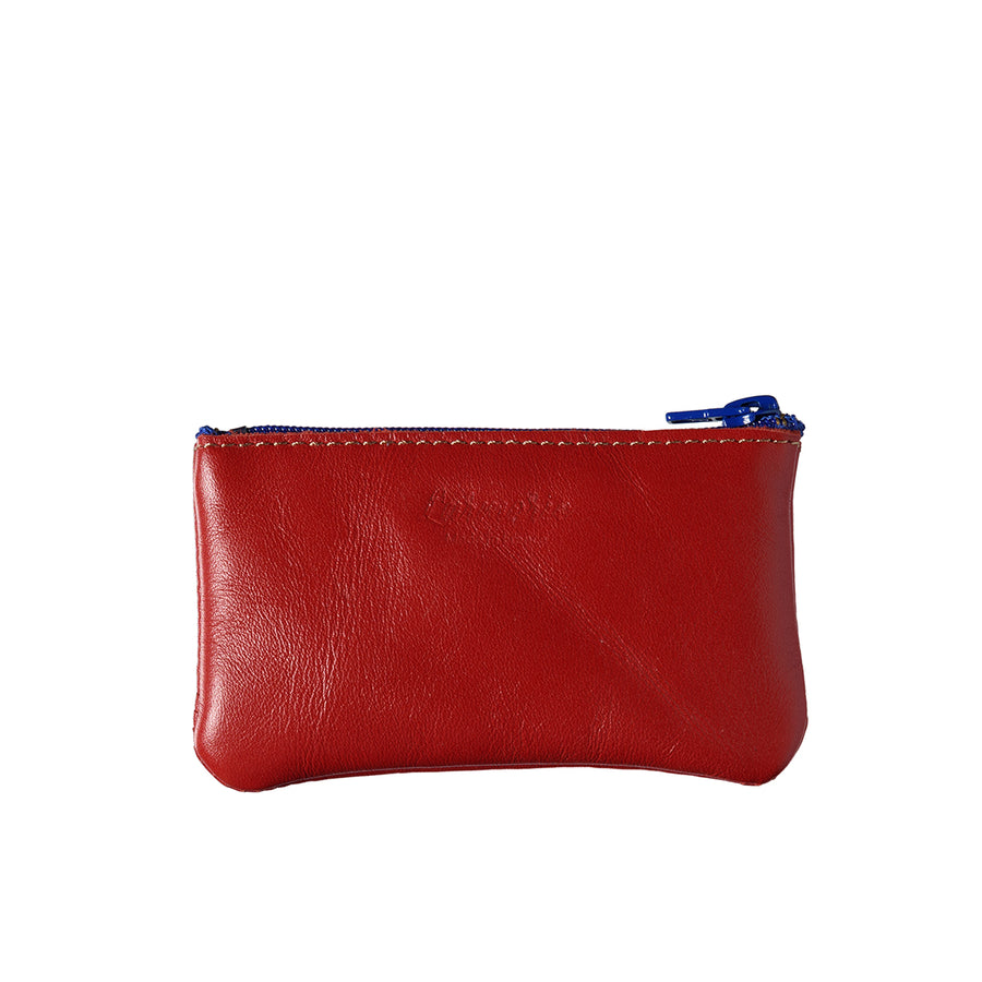 Emile Cuir de Vachette Upcyclé Rubis Rouge - Personnalisé