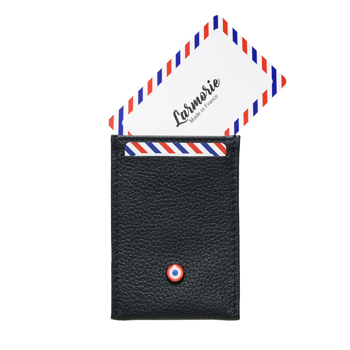PAUL Grained leather Lune Bleue card holder