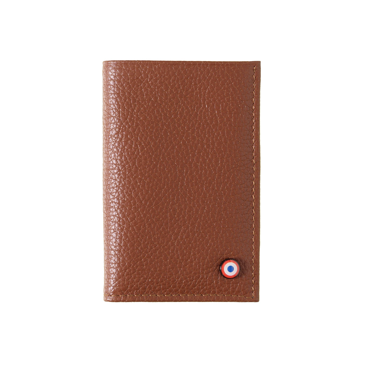 Albert Grained Leather Large Burnished Earth Wallet