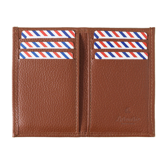 Albert Grained Leather Large Burnished Earth Wallet