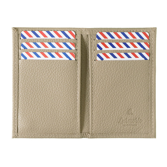 Albert Grained Leather Large Burnished Earth Wallet