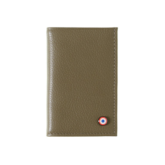 Albert Grained Leather Large Burnished Earth Wallet