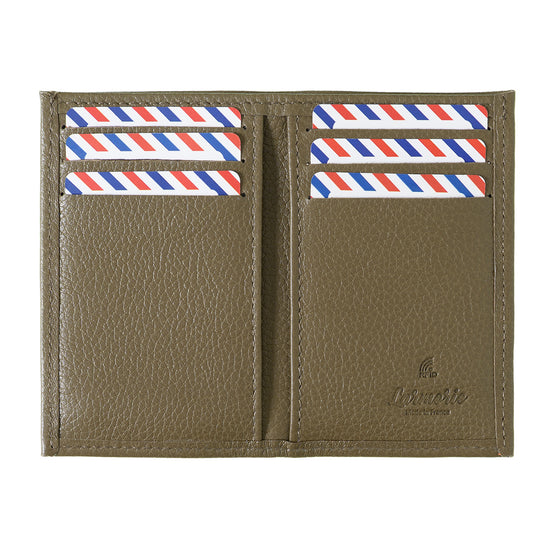 Albert Grained Leather Large Burnished Earth Wallet