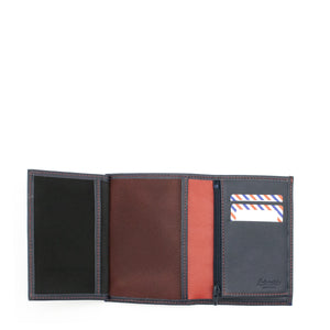 VICTOR - For the Élysée wallet Smooth leather Personalized blue moon