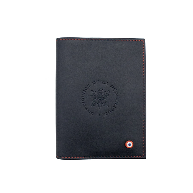 LOUIS - For the Élysée passport holder Smooth leather Blue Moon