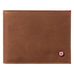  votre portefeuille italien simplifié homme, en cuir vintage marron. Avec 7 rangements pour cartes, rangement pour pièce de monnaie et billet. Egalement disponible en cuir de vachette, lisse, nubuck et grainé. L'Armorie, spécialisée dans l'accessoire pour homme, artisanal et 100% Made in France.