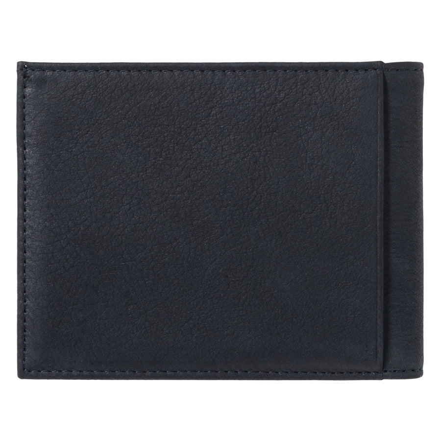 ARTHUR 2.0 Cuir Nubuck Portefeuille Italien Lune Bleue Personnalisé