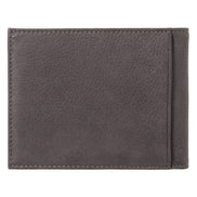 ARTHUR 2.0 Cuir Nubuck Portefeuille Italien Nuage Gris Personnalisé