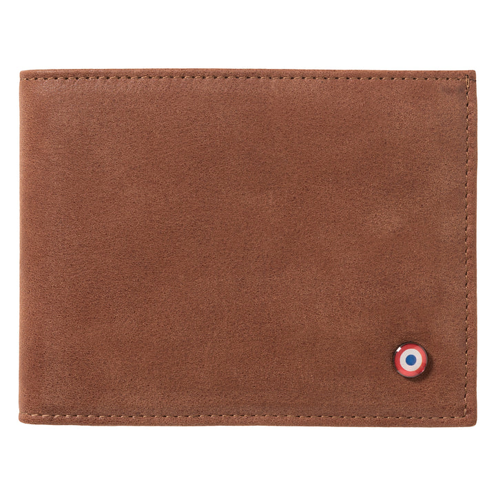 ARTHUR 2.0 Nubuck Leather Italian Wallet Burnished Earth