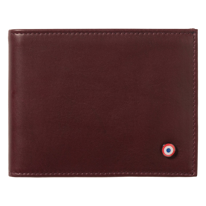 ARTHUR 2.0 Smooth Leather Italian Wallet Red Vine