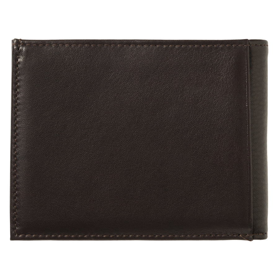 ARTHUR 2.0 Cuir Lisse Portefeuille Italien Terre Brunie Personnalisé