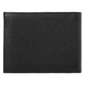 ARTHUR 2.0 Grained Leather Italian Wallet Black is black