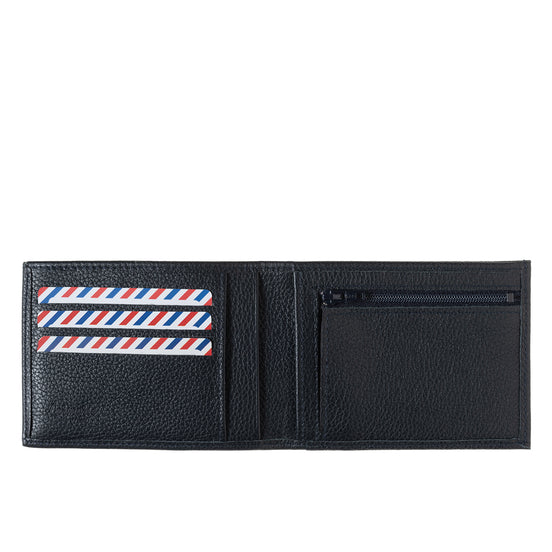 ARTHUR 2.0 Cuir grainé Portefeuille Italien Lune Bleue