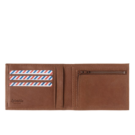 ARTHUR 2.0 Nubuck Leather Italian Wallet Burnished Earth