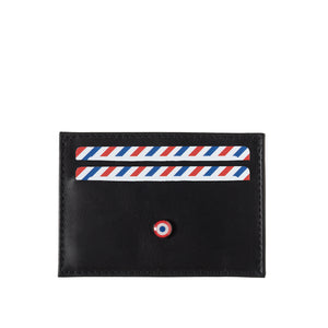 Georges 2.0 Vegetable Leather Card Holder Black C'est Noir