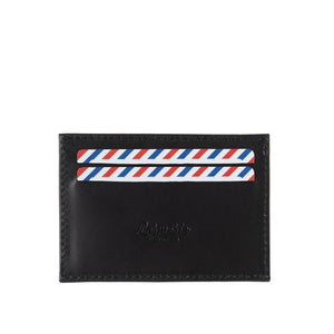 Georges 2.0 Vegetable Leather Card Holder Black C'est Noir