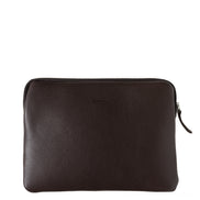 Guillaume Ipad pouch Grained Earth Burnished leather 
