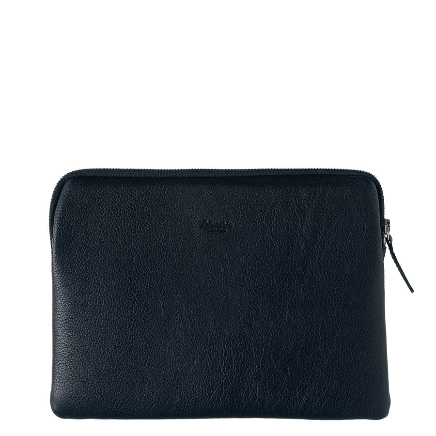 Pochette d'Ipad Guillaume cuir Grainé Lune Bleue Personnalisée