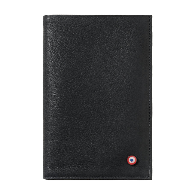 GUSTAVE Cuir nubuck 2 volets Noir c'est noir