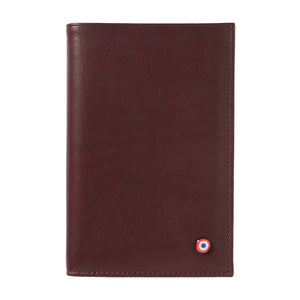 GUSTAVE Smooth Leather 2 panels Red Vine