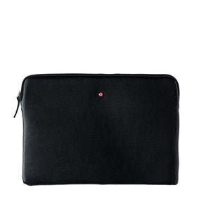 Gabriel Computer Bag Black Grained Leather is Black