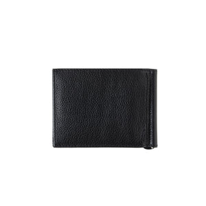 Hector Grained Leather Italian Wallet Money Clip Black It's Black Personalized