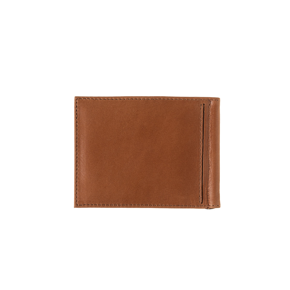 Hector Cuir Vintage Portefeuille Italien Pince à Billets Terre Brunie