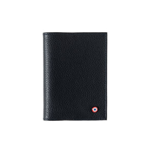 Louis Grained Leather Blue Moon Passport Holder