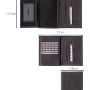 Albert Nuage Leather Large Wallet Nuage Gray