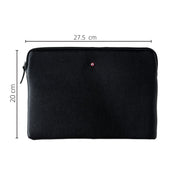 Guillaume Ipad Pouch Black Grained Leather C’est Noir 