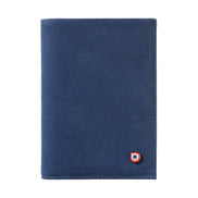 VICTOR Cuir nubuck portefeuille Junior Mer Indigo