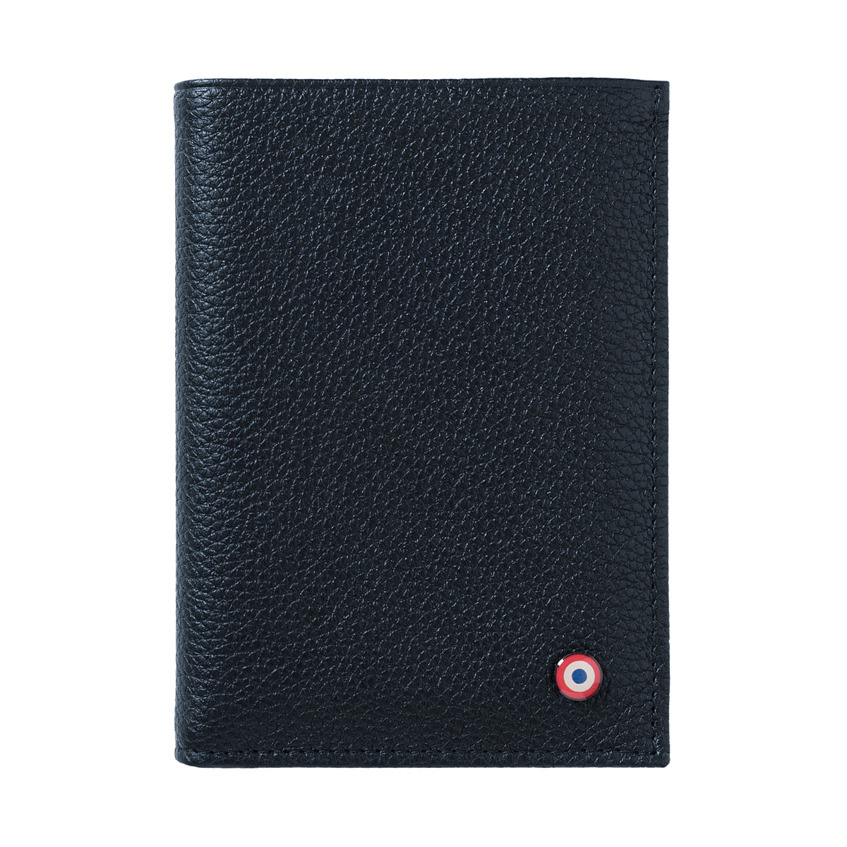 VICTOR Grained leather Junior wallet Blue Moon personalized