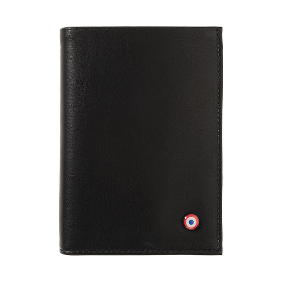 VICTOR Smooth leather Junior wallet Black it's black