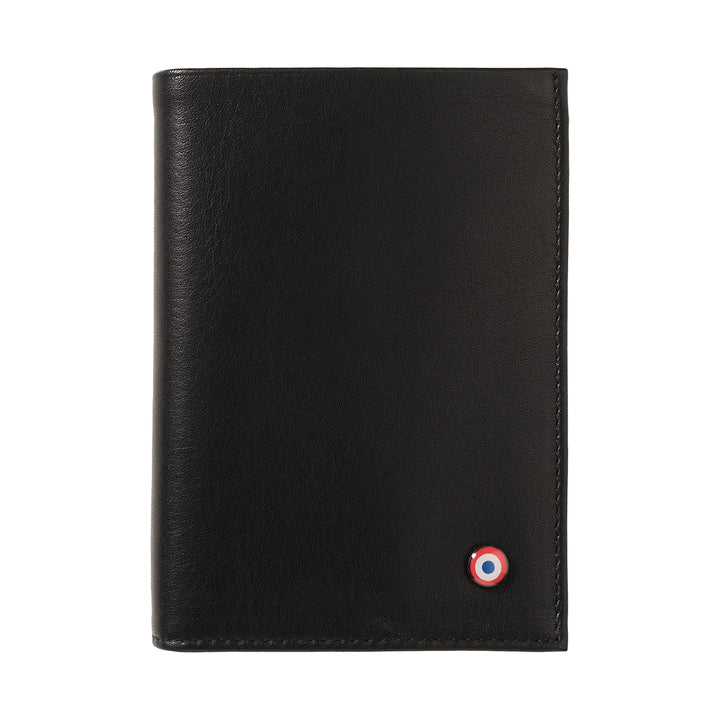 VICTOR Smooth leather Junior wallet Black it's black